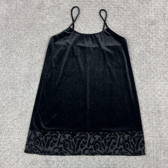 Natorious Tops - Natorious Top Womens 1X Black Velour Velvet Tunic Tank Whimsigoth Boho Goth